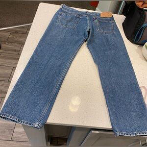 Levis 501 button fly Jeans Mens 38x30